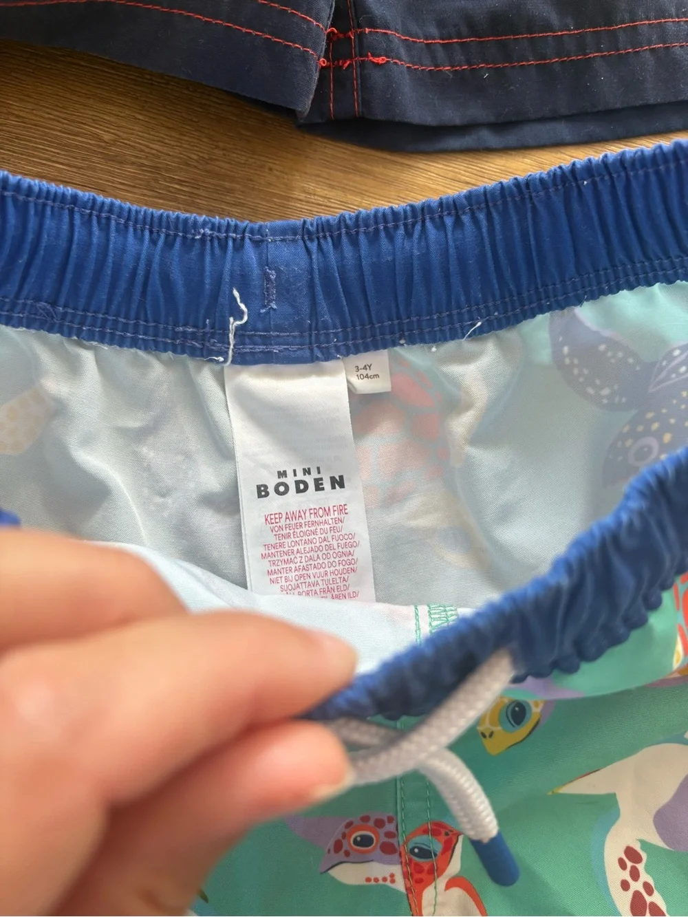 Mini Boden Swim Trunk Bundle size 3-4yeara